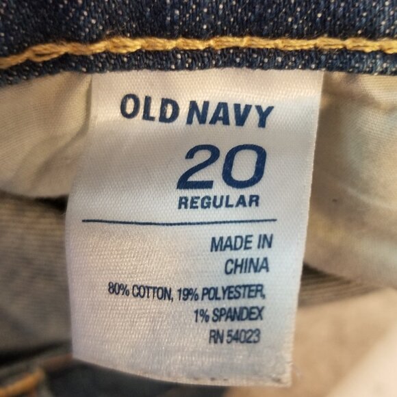 Old Navy Straight Leg Womens Plus Size 20 Jeans Blue Denim Pockets Retro - Picture 4 of 5